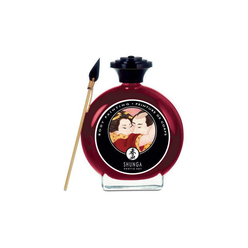 Shunga Peinture corporelles à la Fraise- Shunga-100ml